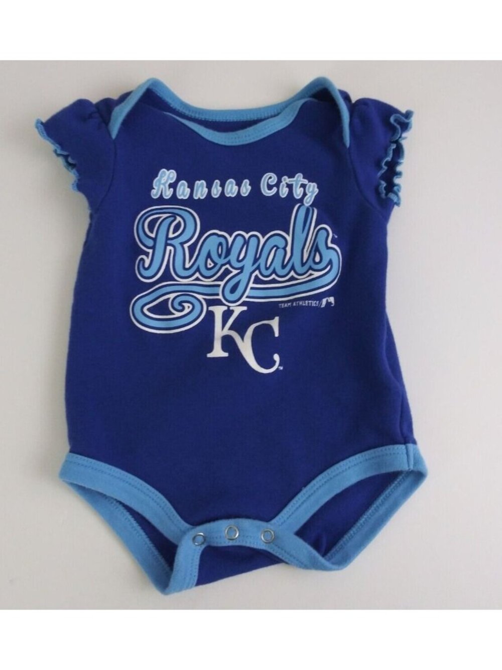 MLB Kansas City Royals KC Blue Body Suit Girls 0/3 Months
